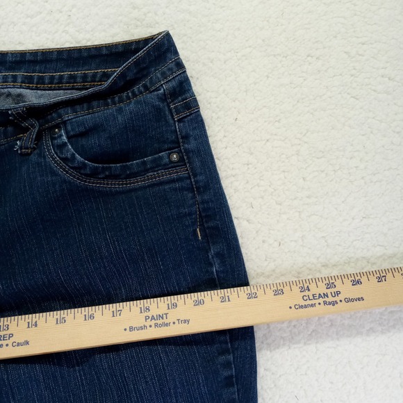 Just My Size Women 18W Average Bootcut Jeans Dark Wash Stretch Denim Indigo - Picture 4 of 9